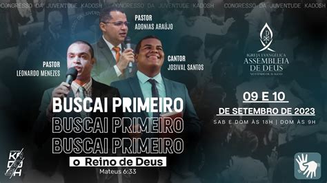 Congresso Juventude Kadosh AD Stella Maris 09 09 2023 YouTube