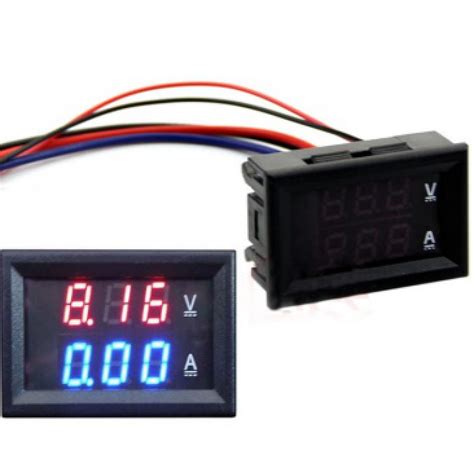 Dc V A Inch Led Digital Voltmeter Ammeter With Shunt