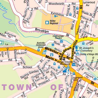 Kentville, NS Map by Mapmobility Corp. | Avenza Maps