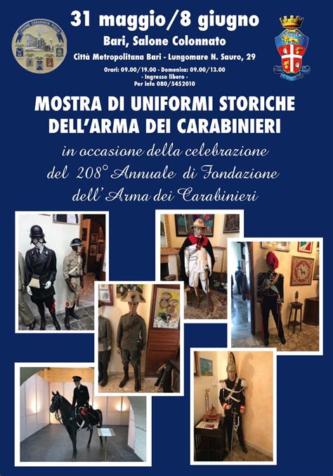 Attualit Mostra Uniformi Storiche Carabinieri A Bari