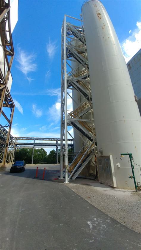 Silo And Staircase Restoration Peak Industrial Coatings