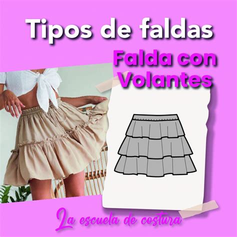 Cómo Hacer Falda Con Volantes Paso A Paso Fácil Patrón Tipos De Falda