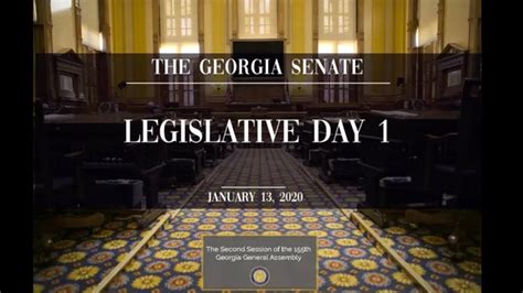 Georgia Senate 2020 Day 1 Youtube