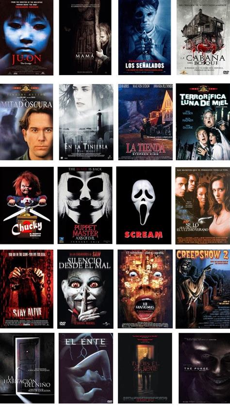 Many Movie Posters Are Shown Together In This Collage With The Names Of