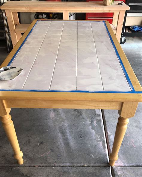 Kitchen Table With Tile Inlay Kitchen Island With Seating