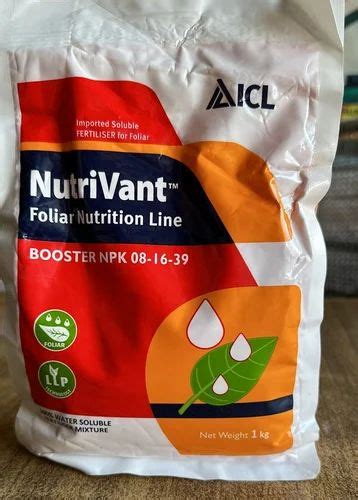 Bio Tech Grade Packaging Size Kg Nutrivant Foliar Nutrition Line For