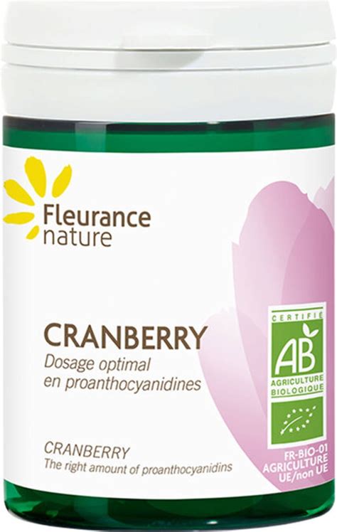 Fleurance Nature Cranberry Bio Comprim S Ayurveda France