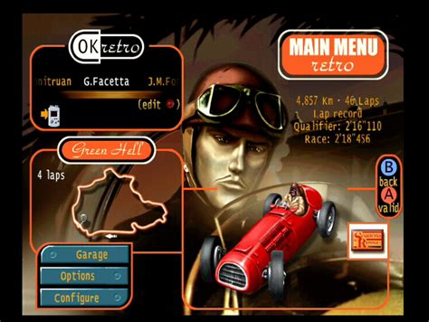 Screenshot Of Monaco Grand Prix Racing Simulation Dreamcast