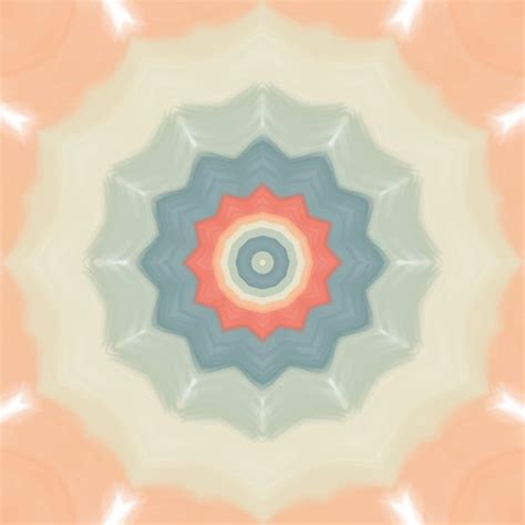 Kaleidoskop Blume Mandala Vektor Illustration Vektor Buntes Mosaik