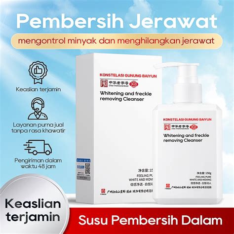 Jual Facial Wash Whitening And Frackle Removal 150ml Milk Amino Acid