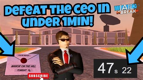 Defeat The Ceo In Under A Minute With This Glitch Roblox Jailbreak