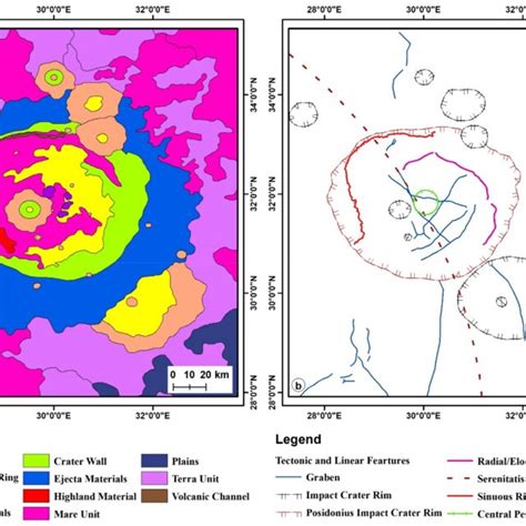 A Morphological Map Of The Study Area Modified After Fortezzo Et Al