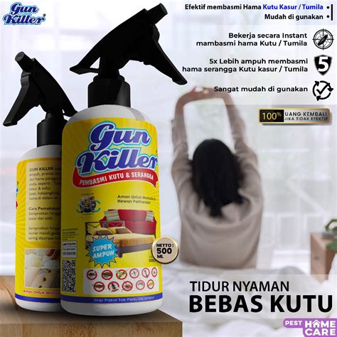 Jual Pembasmi Kutu Kasur Dan Sofa Kutu Busuk Tumbila Kutu Anjing GUN