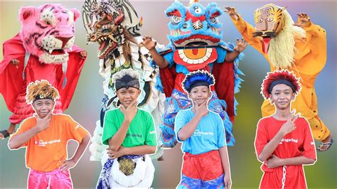 Sang Pembarong Menemukan Jajanan Ajaib Di Sawah Jadi Barongan Barongsai