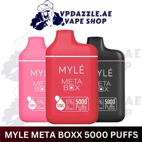 Buy Myle Meta Box 5000 Puffs Disposable Device In Dubai