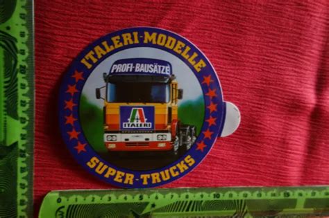 Alter Aufkleber Modellbau Super Trucks Italeri Modelle Eur