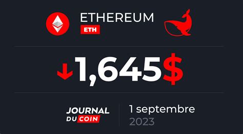 Ethereum le 1ᵉʳ septembre Les détenteurs à long terme préfèrent l ETH