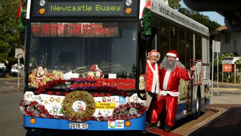 Christmas Bus Brings Cheer To Newcastle Streets Newcastle Herald