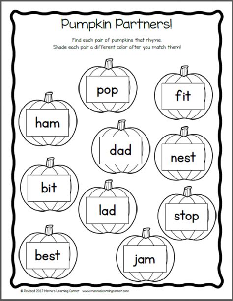 Thanksgiving Worksheet Packet For Kindergarten And First Grade Mamas