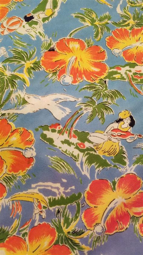 Vintage Hawaiian Pattern