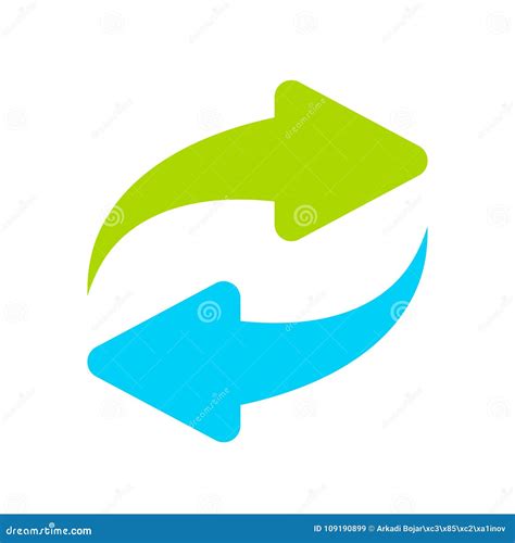 Reload vector symbol stock vector. Illustration of lifecycle - 109190899