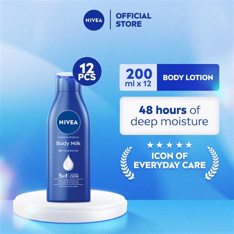 pack   nivea body lotion intensive moisture body milk lotion