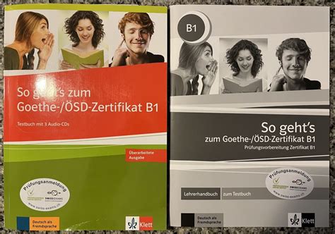 So geht s noch besser zum Goethe ÖSD Zertifikat B1 Testbuch Kaufen