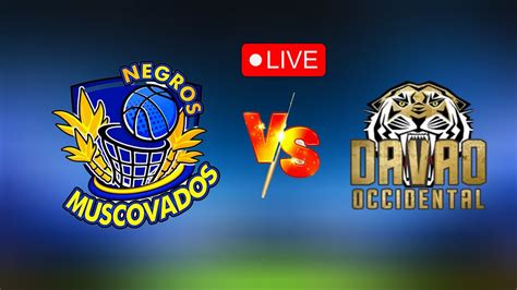 Basktball Live Match Negros Muscovados Vs Davao Occ Tigers