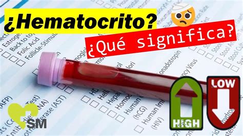 Qu Es El Hematocrito Alteraciones Alto Bajo An Lisis De