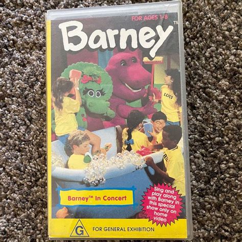 Barney Vhs Lot Of Safety Time For Counting In Concert Barney S Car ...