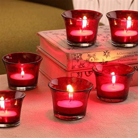 Buy Pure Source India Glass Votive Tealight Candle Holders Living Room Side Table Home