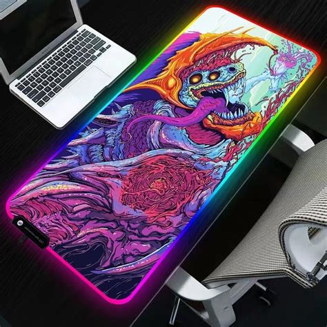 Sovawin X Big Large Led Rgb Lighting Gaming Mousepad Xl Gamer Mat