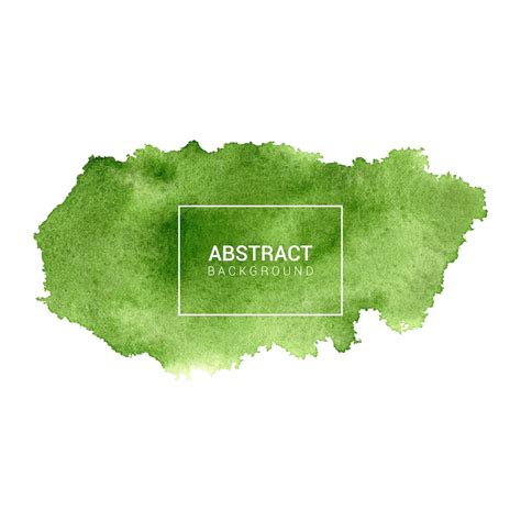 Premium Vector Watercolor Green Abstract Texture Background