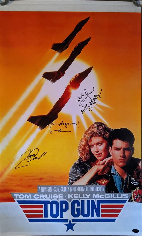 Cast Signed top Gun Movie Poster - Etsy