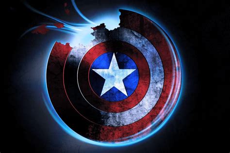 Avengers Captain America Logo Wallpapers Top Free Avengers Captain America Logo Backgrounds