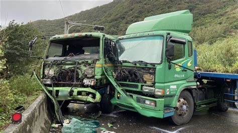 快訊／貢寮濱海公路2曳引車對撞！ 車頭撞爛駕駛輕傷 社會 三立新聞網 Setncom