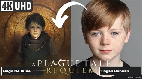 A Plague Tale Requiem Voice Actors Face Models And Characters Youtube