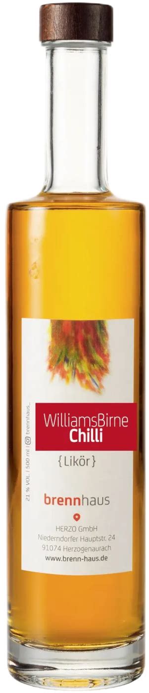 Williams Birne Chilli Lik R Kaufen Honest Rare