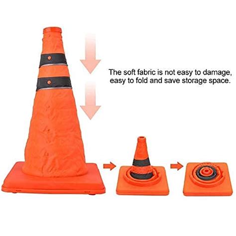 Pack Inch Collapsible Traffic Cones Traffic Cone Sign Multi