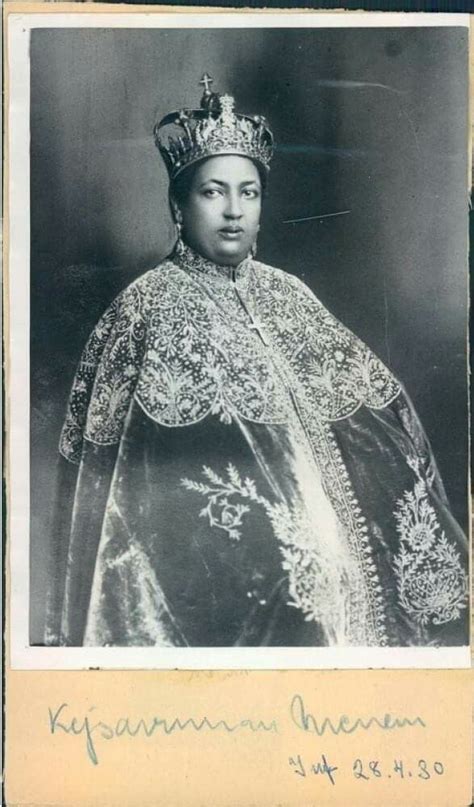 Consort Profile Empress Menen Asfaw Of Ethiopia Artofit