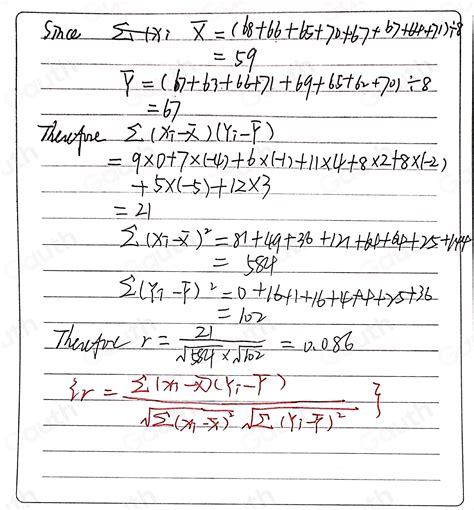 Solved The Following Measurements Show The Respective Height In Inches