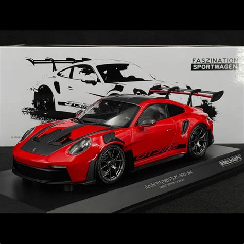 Porsche 911 GT3 RS Typ 992 2022 Rot Schwarz 1 18 Minichamps 153062246