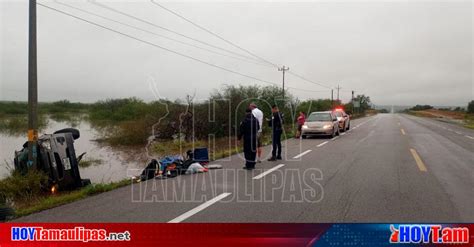 Hoy Tamaulipas Accidentes En Tamaulipas Vuelca Y Cae A Laguna En