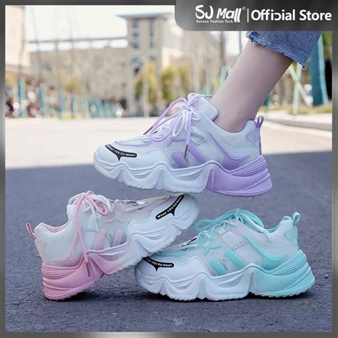 Korean Fashion High Cut Rubber Shoe For Women Shopee Philippines