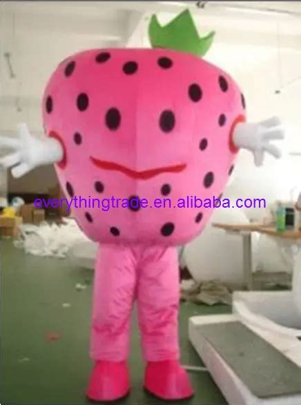 New Arrival Foam Cartoon Character Lovely Strawberry Mascot Mascot