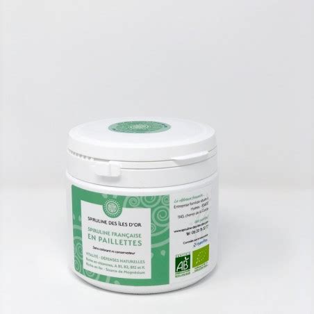 G De Spiruline Bio En Paillettes