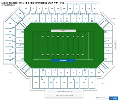 Floyd Stadium Seating Charts - RateYourSeats.com