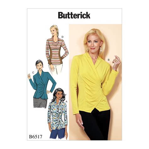 Butterick Pattern Misses Top 6 8 10 12 14 Walmart Walmart