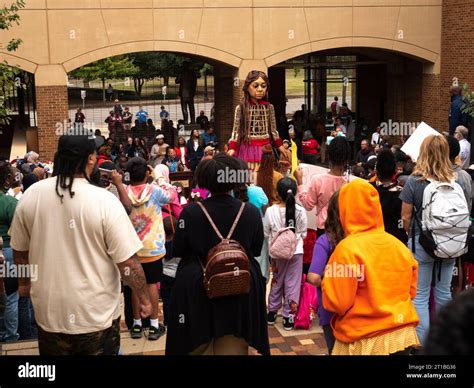 Birmingham Alabama Usa 12th Oct 2023 Little Amal The Puppet