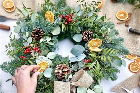 Christmas Wreath Making Workshop Beckenham Place Mansion